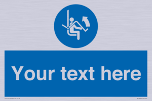 Custom Mandatory: Open safety bar of chairlift